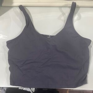 Women's Charcoal Sports Bra tank top